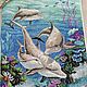 Вышивка крестом «Владения дельфинов» Dimensions, Картины, Зеленоград,  Фото №1