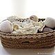 Baskets of different natural materials. 3 of a kind. Crochet. Basket. This and That. Online shopping on My Livemaster.  Фото №2