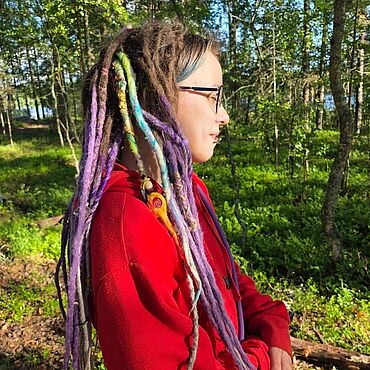 Украшение для дред. Oops dreds. Дреды ручной работы - Ярмарка Мастеров Дреды ручной работы. Ярмарка Мастеров - ручная работа Украшение для дред. Handmade.