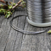 Материалы для творчества ручной работы. Ярмарка Мастеров - ручная работа 0,5mm Titanium wire. Handmade.