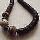 Necklace "Orbit" of coconut and wood. Necklace. art-o-bus. Online shopping on My Livemaster.  Фото №2