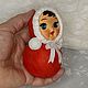 Неваляшка из ваты !. Елочные игрушки. Matreshka65. Ярмарка Мастеров.  Фото №4