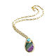 Agate and amazonite pendant, agate and amazonite pendant. Pendants. Irina Moro. Online shopping on My Livemaster.  Фото №2