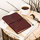 Leather notebook A5 with interchangeable notebooks, Notebooks, Moscow,  Фото №1