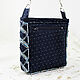 Denim bag in Chenille Dark blue. Crossbody bag. Vash sacvoyage. Online shopping on My Livemaster.  Фото №2
