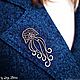 Medusa brooch-Sea brooch-Vintage brooch. Brooches. MyWireStories. Online shopping on My Livemaster.  Фото №2