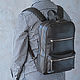 Men's leather backpack 'Karter' (Brown). Backpacks. DragonBags - Rucksack leather. My Livemaster. Фото №6