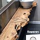 Столешница из дерева в ванную. Мебель для ванной. StoneTreeStudio. Интернет-магазин Ярмарка Мастеров.  Фото №2