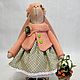 Bunny with a basket, Tilda Toys, Polyarnye Zori,  Фото №1