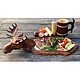 Wooden Board for serving steak Elk dish for serving barbecue, Cutting Boards, Ryazan,  Фото №1