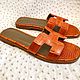 Order Sandals made of genuine crocodile leather, in orange color!. SHOES&BAGS. Livemaster. . Slingbacks Фото №3