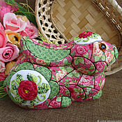 Сувениры и подарки handmade. Livemaster - original item Interior Floral Bunny (collectible) Kimekomi bunny rabbit. Handmade.