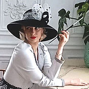 Аксессуары handmade. Livemaster - original item Velour women`s hat 
