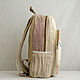 Order Backpack made of hemp Himalayan Martha. Hemp bags and yarn | Alyona Larina (hempforlife). Livemaster. . Backpacks Фото №3