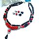 Order Necklace and earrings with coral and black agate. Magical Beauty Gems. Livemaster. . Necklace Фото №3