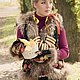 Жилет Лапушка из Павлопосадского платка. Жилеты. AFashion. Интернет-магазин Ярмарка Мастеров.  Фото №2