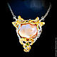 Charm necklace ' CUTIE Peach-Prettier than a Peach'. Amulet. Voluspa. My Livemaster. Фото №4