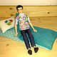 Bed linen for dolls (blue). Doll houses. Lamy-mammy (furniture for dolls). My Livemaster. Фото №6