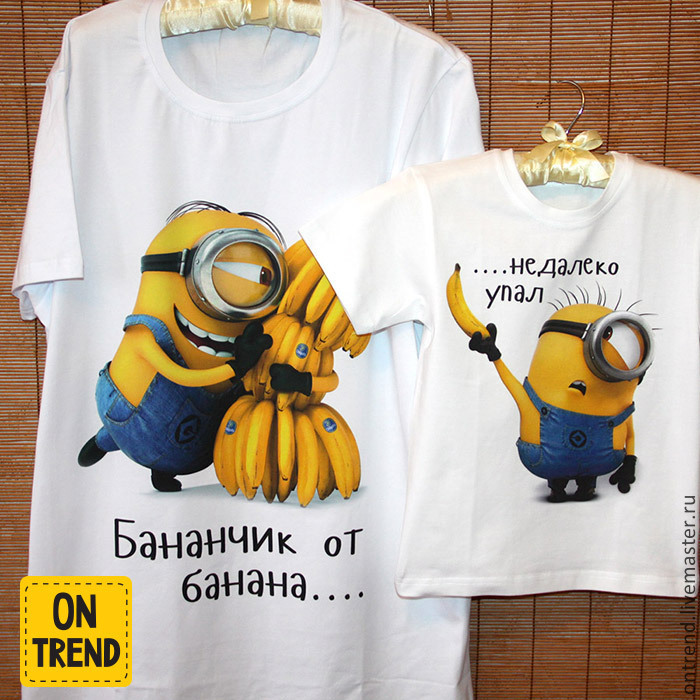 майки с миньонами