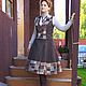 Set of vest and skirt ' Chocolate assorted', Skirts, Tomsk,  Фото №1