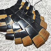 Материалы для творчества handmade. Livemaster - original item Set for necklace Buffalo Horn 2 colors. No. 1. Handmade.