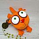 Soft toy plush red cat babaika, scared cat. Stuffed Toys. Dingus! Funny cats and other toys. My Livemaster. Фото №4