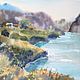 Painting watercolor. Landscape. Altay. The Katun River. Pictures. ArtShipilina. Online shopping on My Livemaster.  Фото №2