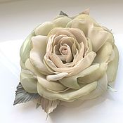 Украшения handmade. Livemaster - original item FABRIC FLOWERS. Chiffon rose. 