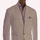 The suit made of linen with pockets. Mens suit. IRTUGANOV DESIGN. Online shopping on My Livemaster.  Фото №2