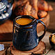 Hobbit mug 340 ml series Sky of Valinor. Mugs and cups. Ceramics Veles. Интернет-магазин Ярмарка Мастеров.  Фото №2