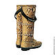 Order Boots made from Python REGATA. Exotic Workshop Python Fashion. Livemaster. . High Boots Фото №3