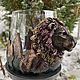 A glass of Whiskey lion. Wine Glasses. Skari-art. Online shopping on My Livemaster.  Фото №2