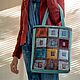 Shopper Hundertwasser's House (turquoise), large women's bag (262)