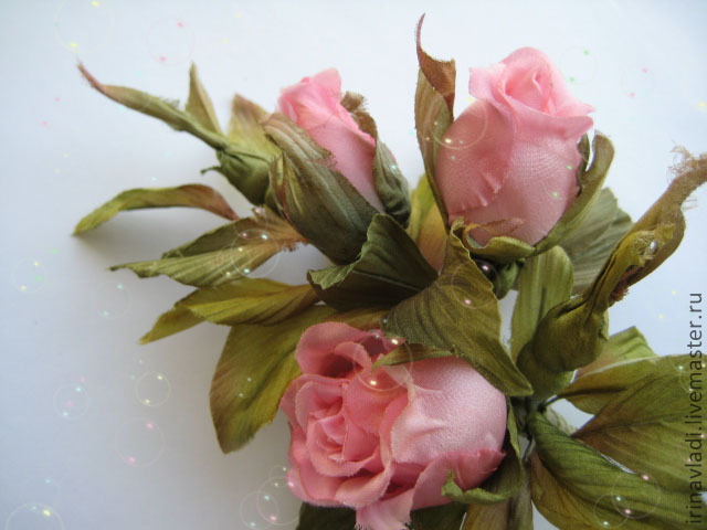 artificial rose flowers, handmade flowers brooch, silk flower rose, rose buds pink brooch rose pin, headband flowers, hair Hoop with flower, silk products, pink buds ro
