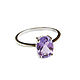 Silver ring with amethyst ring with amethyst,amethyst. Rings. Irina Moro. My Livemaster. Фото №6