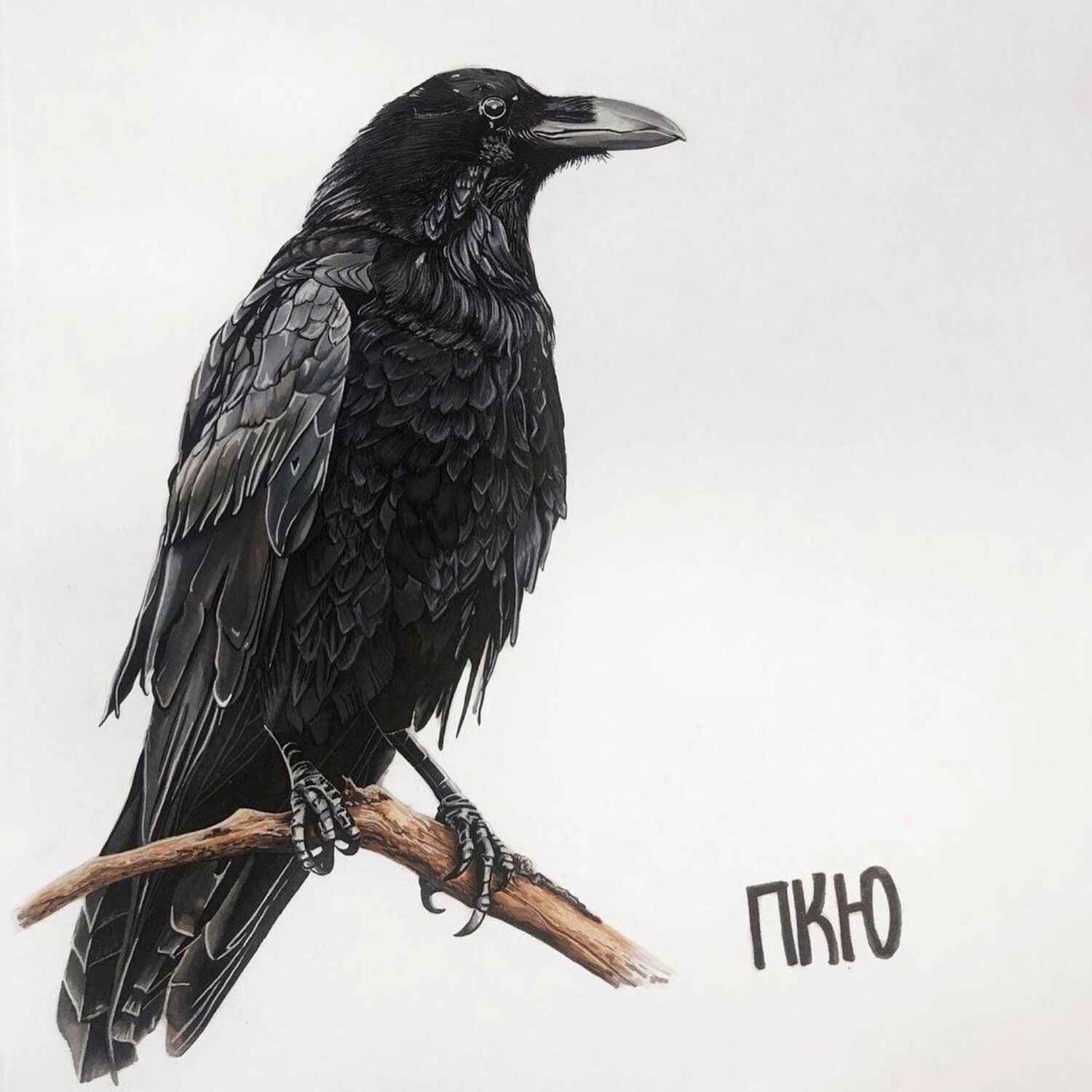 Ворона в интернет-магазине на Ярмарке Мастеров | Картины, Москва ...