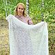 Down shawl 'Warm winter' openwork knitted. Shawls. Down shop (TeploPuha34). My Livemaster. Фото №5
