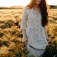 Льняное платье Lady. Платья. Simply Wear by Di (Prokhorova Diana). Интернет-магазин Ярмарка Мастеров.  Фото №2