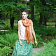 Scarf silk 'Peach' eco print pink elegant. Scarves. Artinflat - natural dyeing. My Livemaster. Фото №4