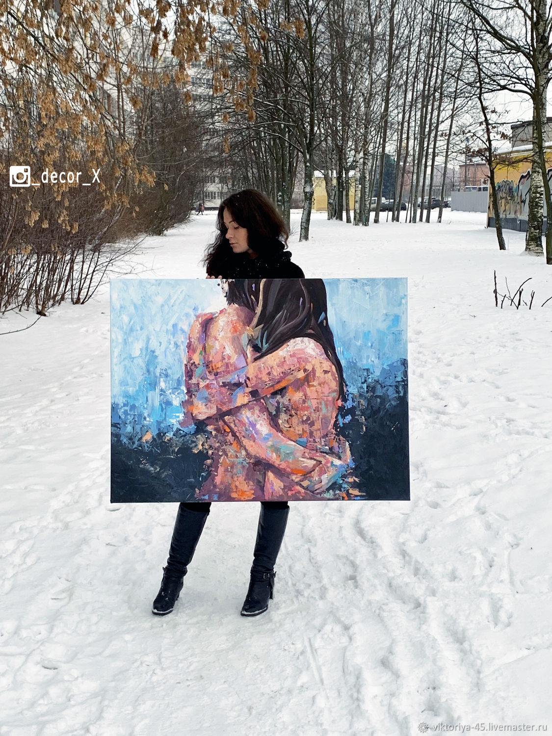 Интерьерная картина «Пиксельная любовь» в интернет-магазине на Ярмарке ...