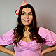 Order Pink bow. Novozhilova Hats. Livemaster. . Hats1 Фото №3