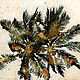 Painting On canvas a piece of vacation (palm trees, sea, green, turquoise), Pictures, St. Petersburg,  Фото №1