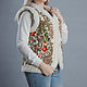 Vests of wool, decorated with classic pattern. Vests. teplaya zima. Online shopping on My Livemaster.  Фото №2