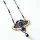 Necklace with sapphire. Necklace. Malino Jewelry. Online shopping on My Livemaster.  Фото №2
