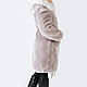 Coats: Mutton coat for girls ( Color 'pearl River'). Childrens outerwears. Kids fur coat. Online shopping on My Livemaster.  Фото №2