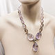 Necklace, Amethyst beads Ametrine 925 sterling Silver. Necklace. cherry.jewelry. Online shopping on My Livemaster.  Фото №2