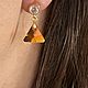 Swarovski Серьги с кристаллами Сваровски. Серьги классические. Lip-ka. Ярмарка Мастеров.  Фото №6