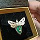 Кольцо Gucci с натуральным изумрудом и бриллиантами в серебре. Кольца. Ukrasheniya-i-kamni. Ярмарка Мастеров.  Фото №8