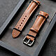 Order Leather watch strap with podium. odalgoods (odalgoods). Livemaster. . Watch Straps Фото №3