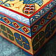 Casket-a casket for jewelry 'Peacock' flair. Box. Russian Folk Painting. My Livemaster. Фото №5